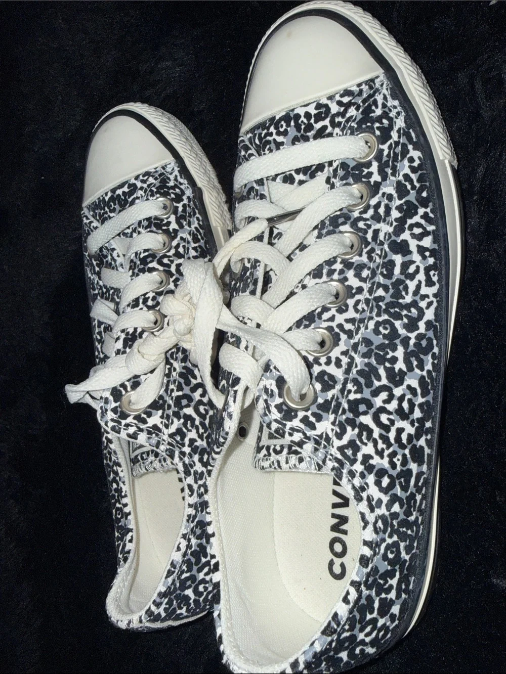 Converse Chuck Taylor All Star Low Top Leopard Sneakers Size W 7.5 / M 5.5 - Picture 9 of 14